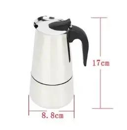 4/6/9 Tasses Moka Pot Caffe Machine Expresso Tasses Cafetières Latte Percolateur Cuisinière Moka Caf