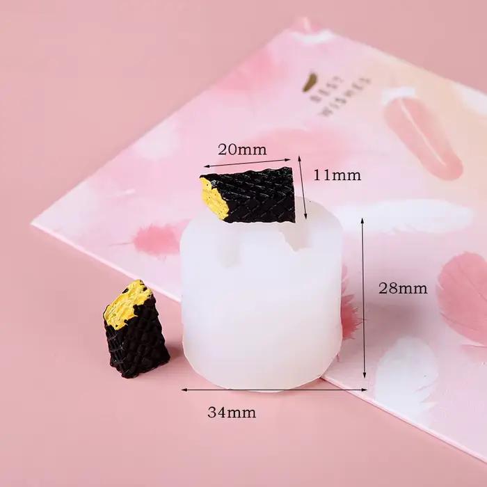 Mignon Silicone moule Biscuits en forme de Fruit moule bougie faisant 3D bricolage cristal résine ép