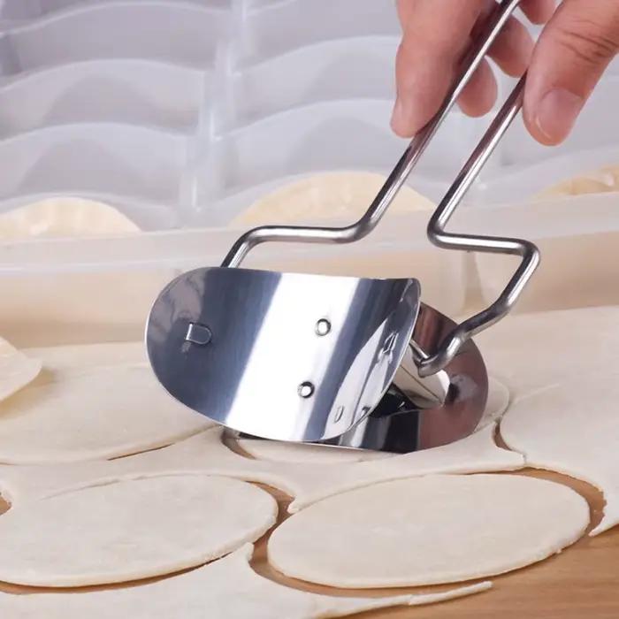 304 acier inoxydable boulette fabricant pâte cercle rouleau Machine cuisine pâtisserie gaufreur bric