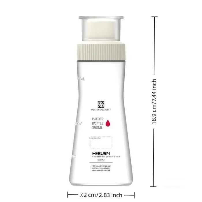 Bouteille d'assaisonnement de 350ML, pot de poivre, d'épices, de sel, de sucre, de farine, de poudre