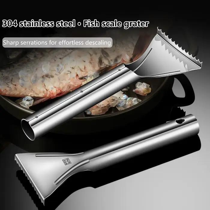 Détartreur de poisson tranchant en acier inoxydable, couteaux détartrants, échelles, nettoyage, grat