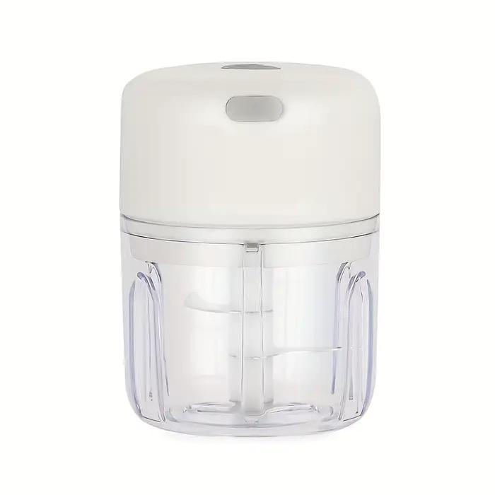 Mini hachoir à ail et à viande rechargeable de 250 ml, durable et robuste, adapté pour écraser l'ail
