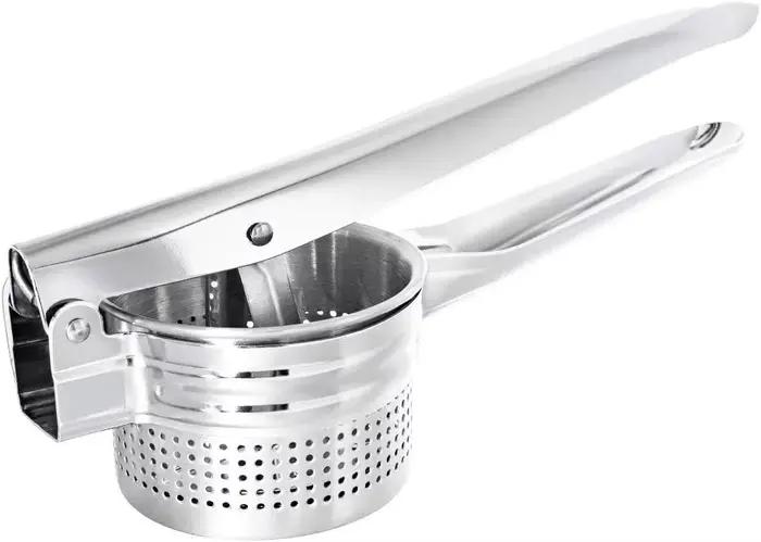 Presse-purée de pommes de terre, Gadget de cuisine, broyeur en acier inoxydable de qualité alimentai