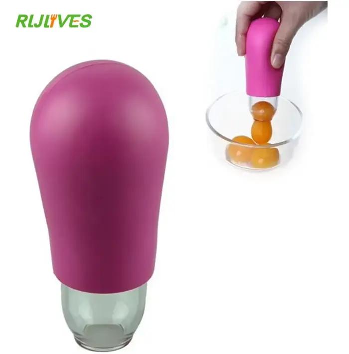 Séparateur de jaune d'œuf, outil en Silicone + PP, séparateur d'œufs, blanc d'œuf et de jaune, 1 piè