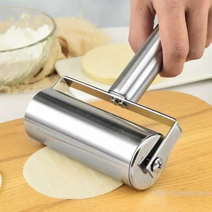 Rouleau à pâtisserie antiadhésif à Double tête en acier inoxydable, rouleau à pâtisserie, Machine à 
