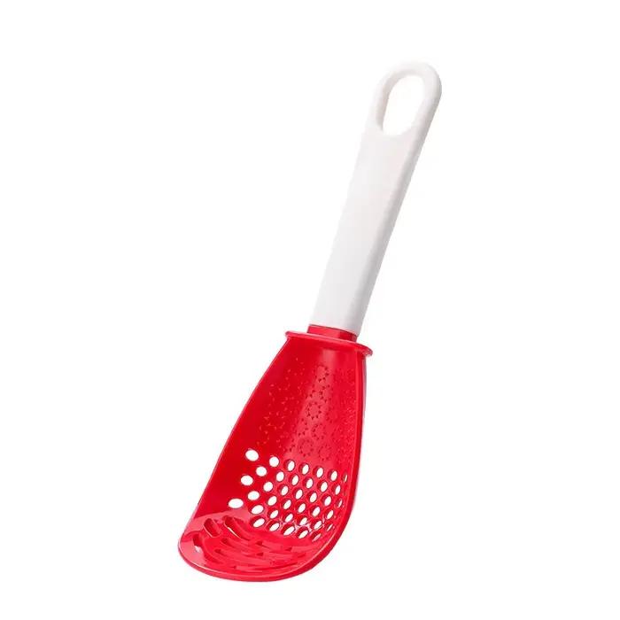 Cuillère de cuisine multifonctionnelle, passoire de cuisine, cuillère pour couper l'ail, trou de sus