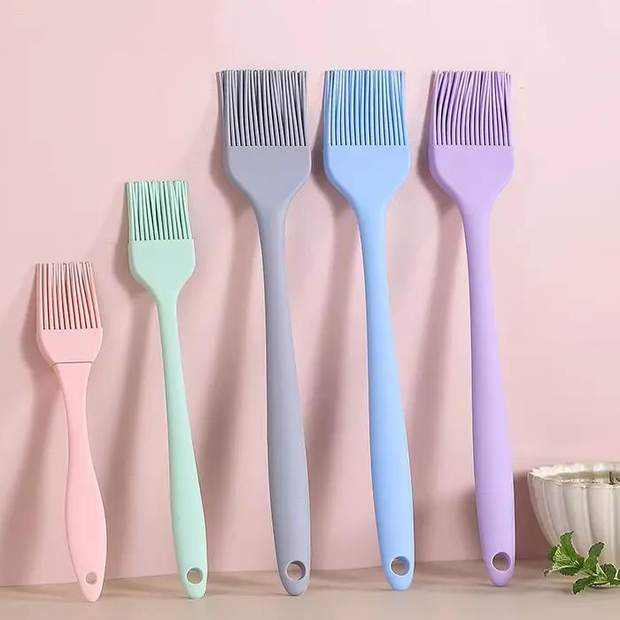 Brosse longue à huile de cuisson en Silicone, cuisine, tartes de Pizza, pâtisserie, épandeur de beur