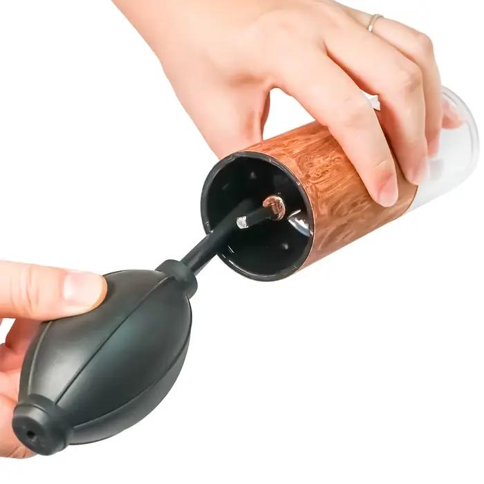 Brosse de nettoyage et souffleur d'air pour moulin à café, Machine à expresso et accessoires de port
