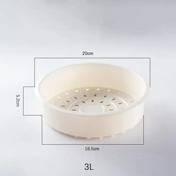 Cuiseur de riz en plastique 3/4/5L, panier à vapeur, légumes, œufs, support à vapeur, ustensiles de 