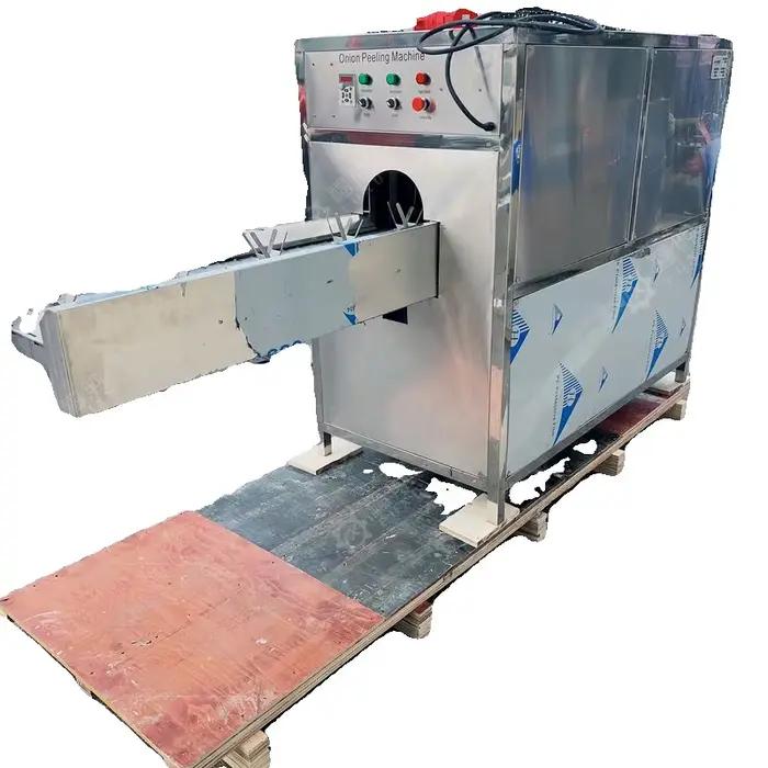 Machine de découpe de tête de racine de garniture d'oignon personnalisée, éplucheur de peau d'oignon