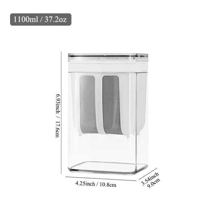 Filtre à yaourt grec 1100ml/1800ml, passoire alimentaire, conteneur de stockage de lactosérum, sépar