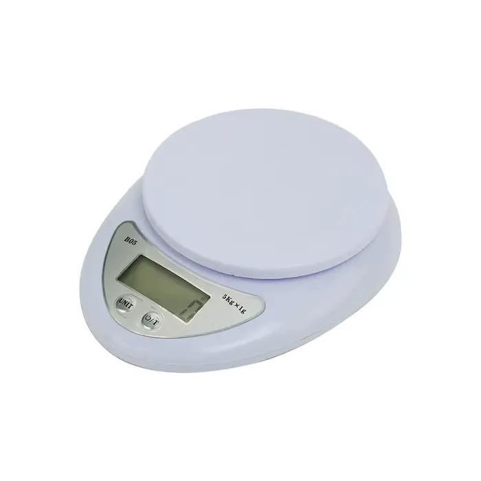 Petite balance électronique de cuisine domestique de 5kg, balance de cuisine de cuisson, pesage des 