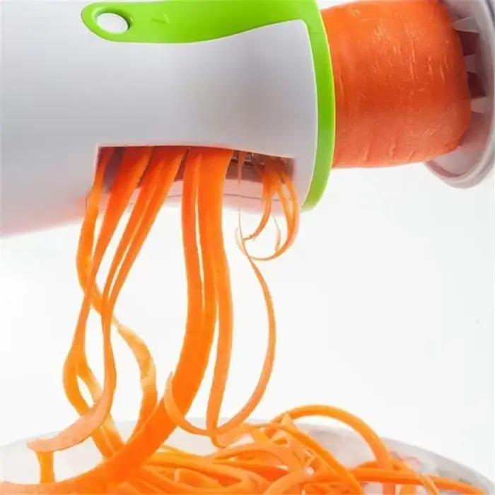 LMETJMA Zucchini pâtes nouilles Spaghetti fabricant légumes spirale trancheuse coupe robuste spirale