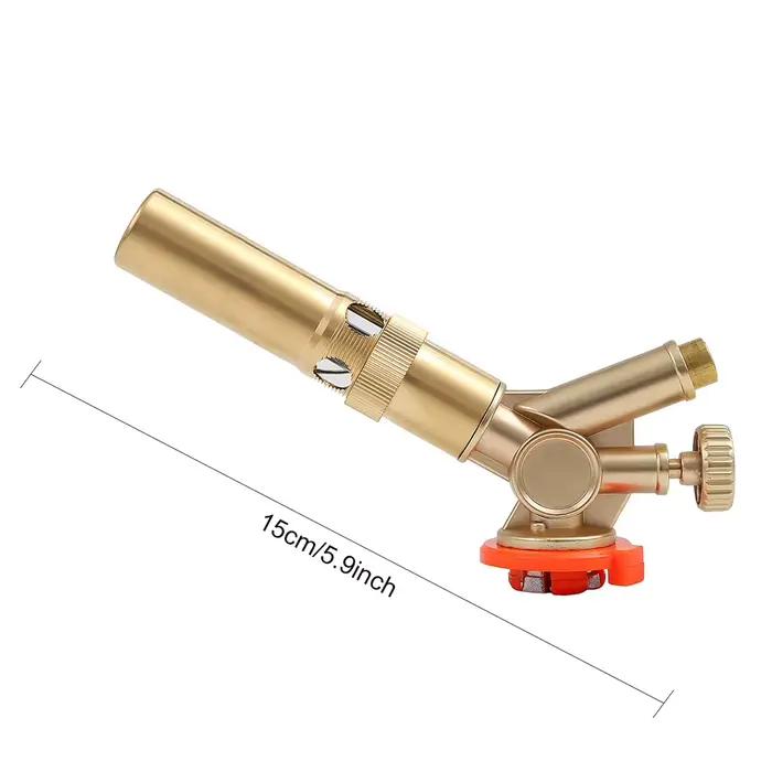 Brûleur à gaz torche Butane Portable avec flamme réglable torche à gaz en laiton haute température p