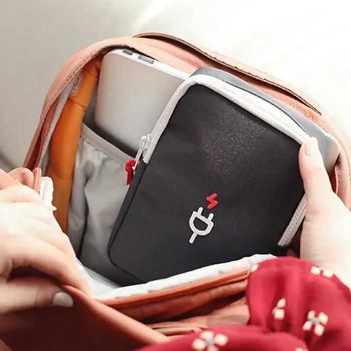 Sac de rangement de gadgets de voyage, sac de câble numérique Portable, accessoires électroniques, m