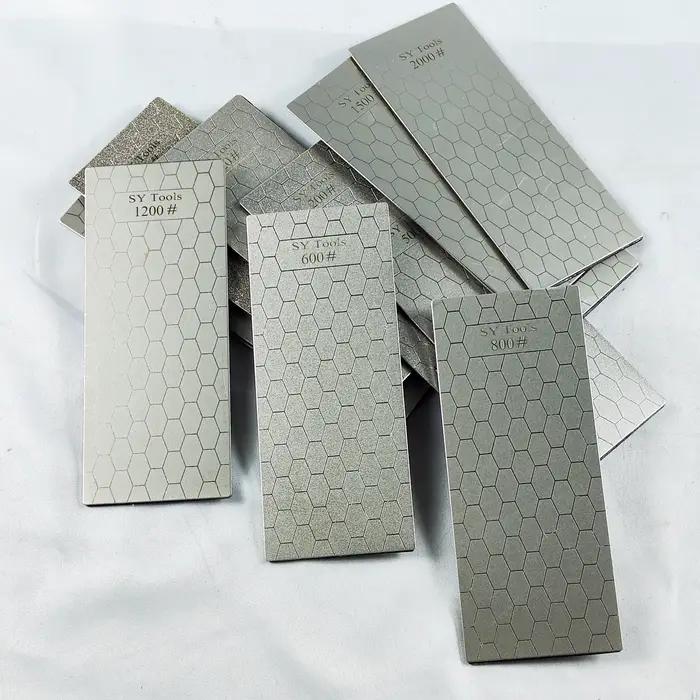 Sy Tools Nouveau 80-3000 #   Affûteur de couteaux professionnel en diamant, plaque de pierre à aigui