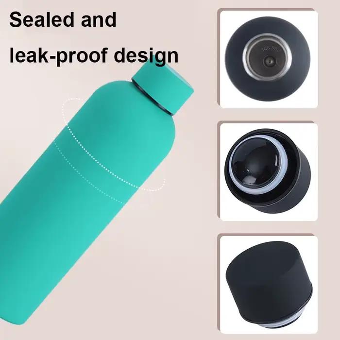Tasse thermos à petite bouche, bouteille en acier inoxydable pour l'extérieur, bouilloire de sport d