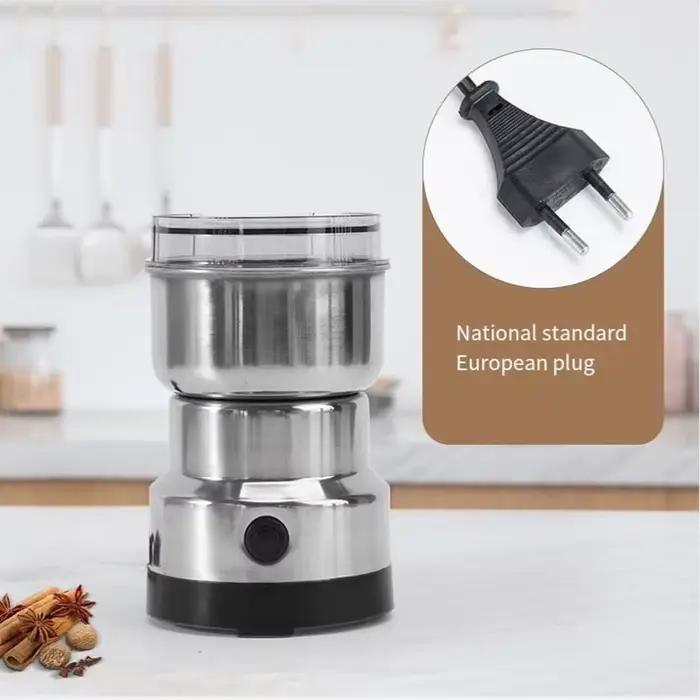 Moulin à grains multifonctionnel 4 lames pour cuisine, broyeur de café électrique domestique, mixeur