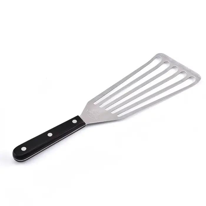 Spatule à poisson et retourneur de Steak en acier inoxydable, spatule à frire domestique avec trous 