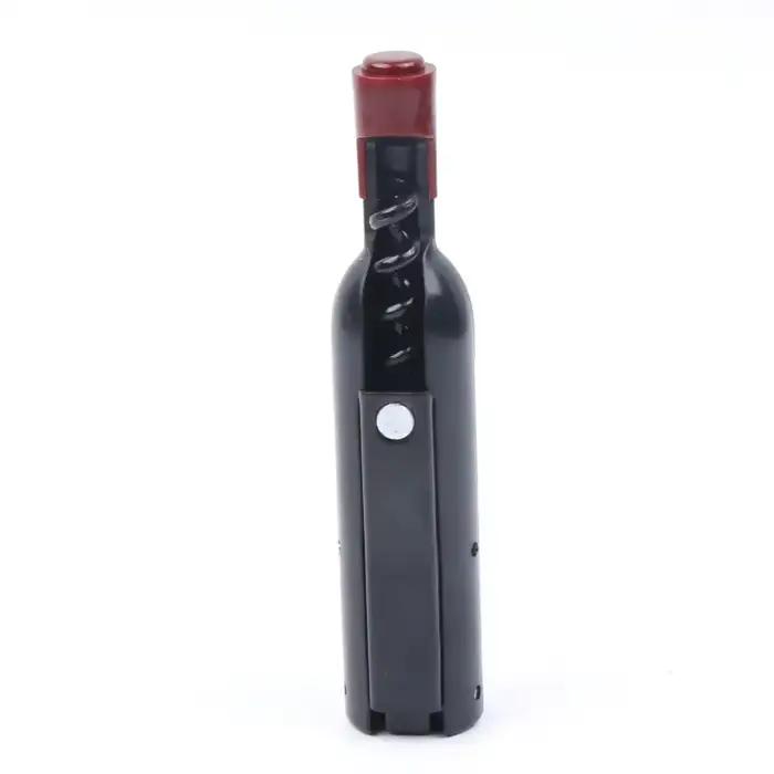 Tire-Bouchon Pliable en Forme de Bouteille de Champagne, Ouvre-Bouteille Aimanté Multifonctionnel po
