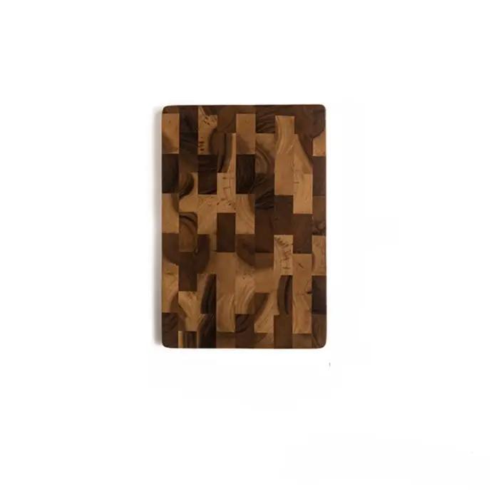 Planche à découper rectangulaire en bois d'acacia, double face, anti-humidité et anti-moisissure, po