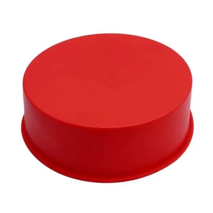 Moule à gâteau rond antiadhésif en silicone, ustensiles de cuisson, 4, 5, 6, 7, 8, 10 pouces