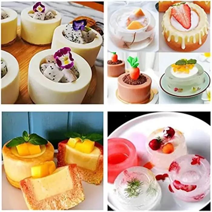 Moule à gâteau rond en Silicone, moules de décoration de gâteaux, outils de cuisson pour gâteaux, Mo
