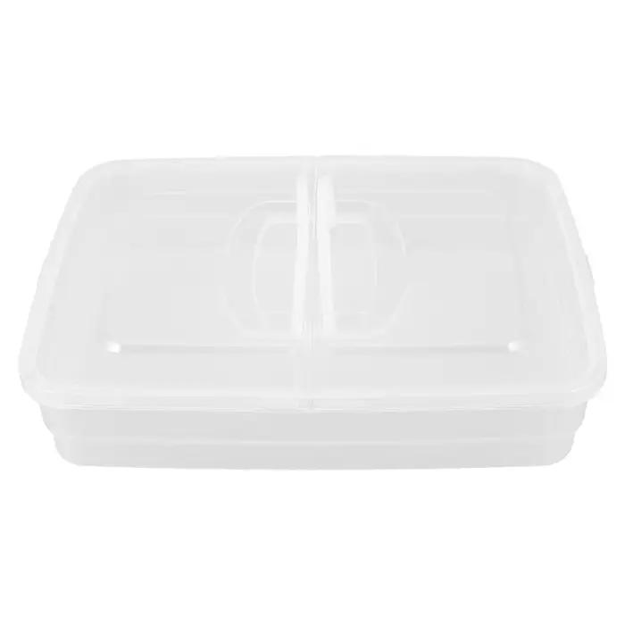 Plateau à pâte à Pizza, plateaux d'épreuve pour poignée, accessoires, conteneur, boîtes vides transp