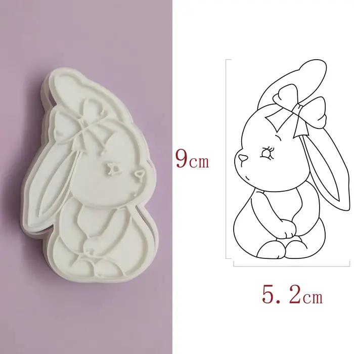 Emporte-pièce Lapin pour Fondant, Sucre et Biscuits – Moule Arche pour Pâtisserie et Décoration de C