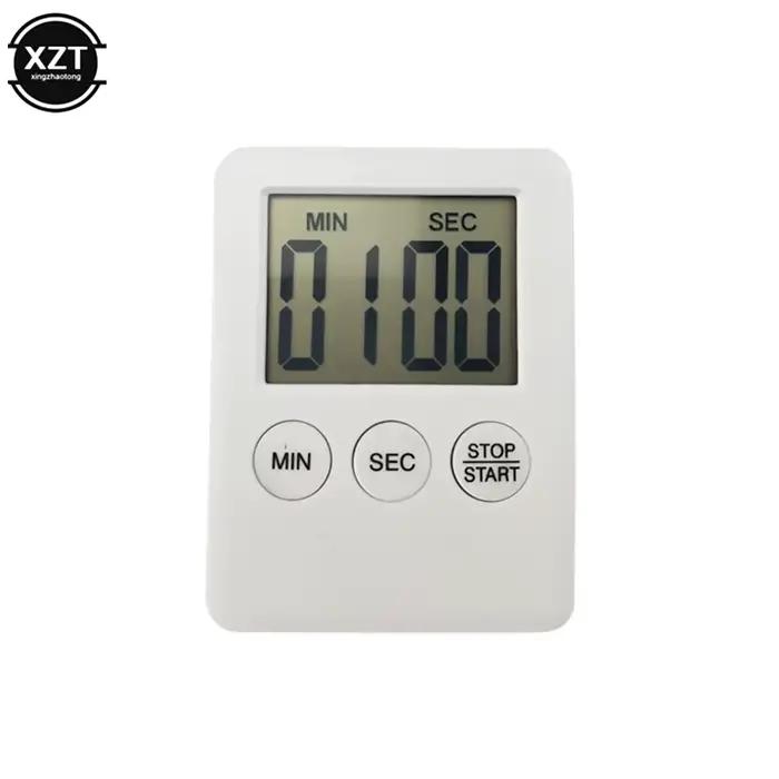 Minuterie de cuisine magnétique numérique cuisson cuisson LCD compte à rebours alarme forte compte à