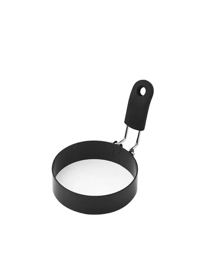 Moule à omelette en acier inoxydable, œuf frit rond, cuit à la vapeur, poché, outil de cuisson de cu