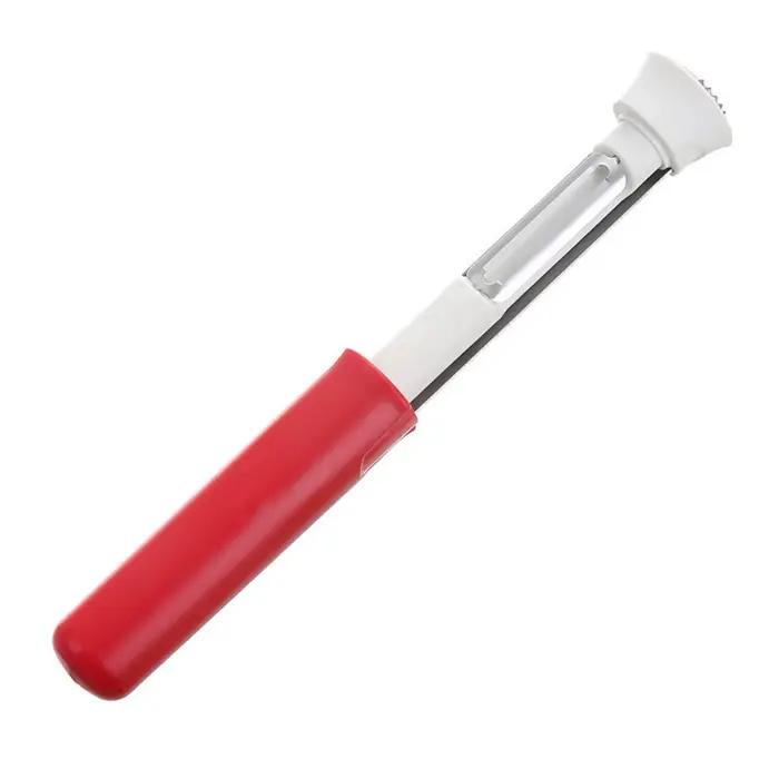 Éplucheur de fruits 2 en 1, en acier inoxydable, antirouille, poignée antidérapante, anti-corrosif, 