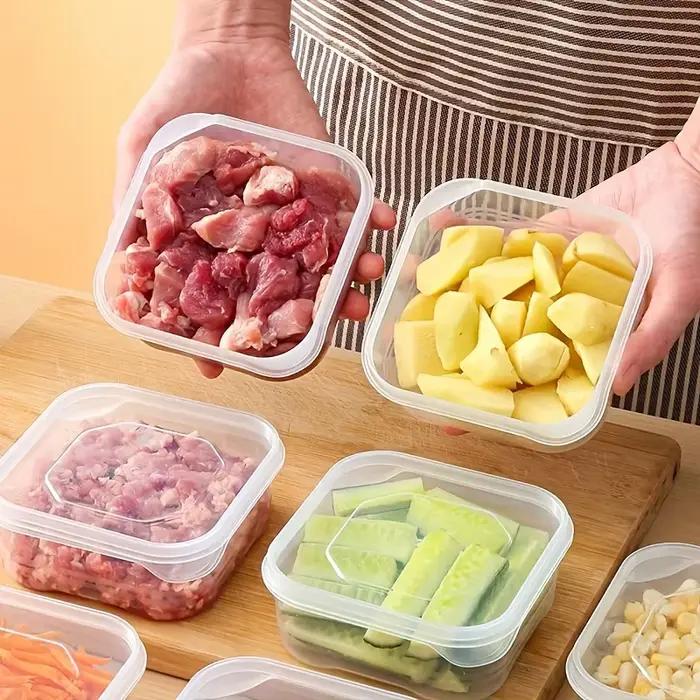 Conteneur de stockage rapide de viande et de légumes surgelés, conservation des repas frais, prépara
