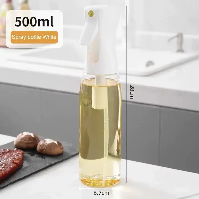 Lot de 2 pulvérisateurs d'huile 200/300/500 ml pour cuisine domestique, bouteille atomiseur d'huile 