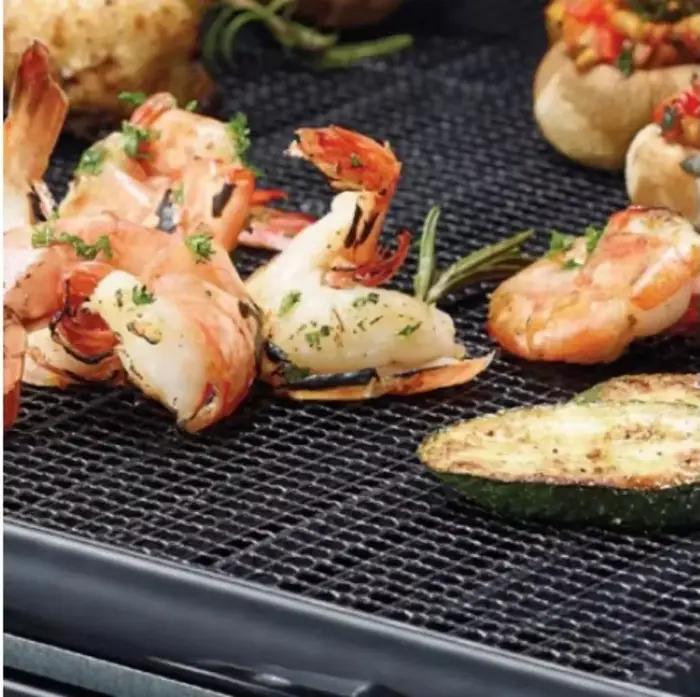 Tapis de gril en maille antiadhésive réutilisable pour Barbecue, facile à nettoyer, fonctionne sur l