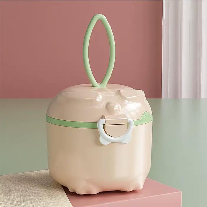 Avec lait en poudre cuillère lait en poudre joint pot boîte de stockage des aliments tout-petits col