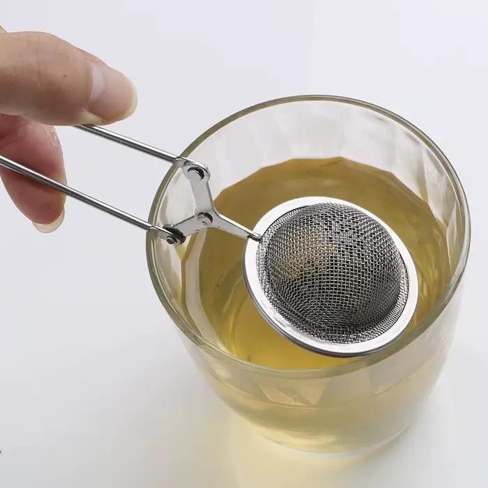 Infuseur à thé poignée boule de thé sphère maille passoire à thé café herbe épices filtre diffuseur 