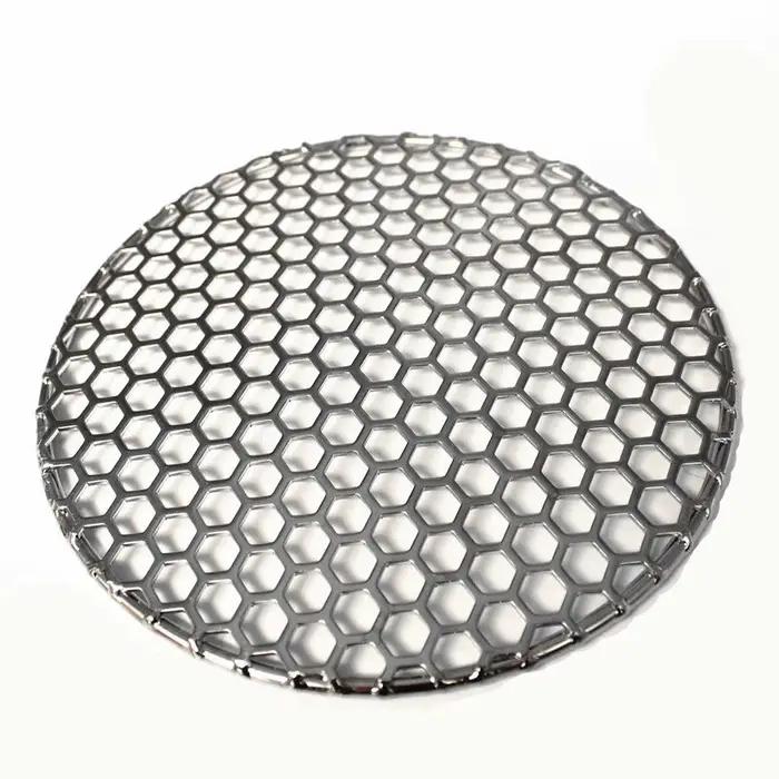 Grille de Barbecue ronde en acier inoxydable 304, 10-40CM de diamètre, qualité alimentaire, grille à