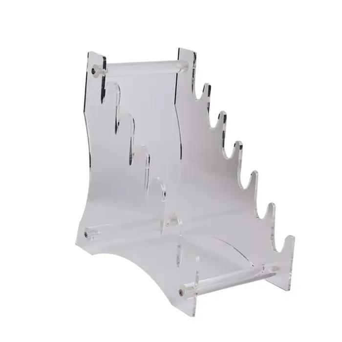Présentoir à couteaux en acrylique Transparent, porte-couteau, organisateur rangement stylos