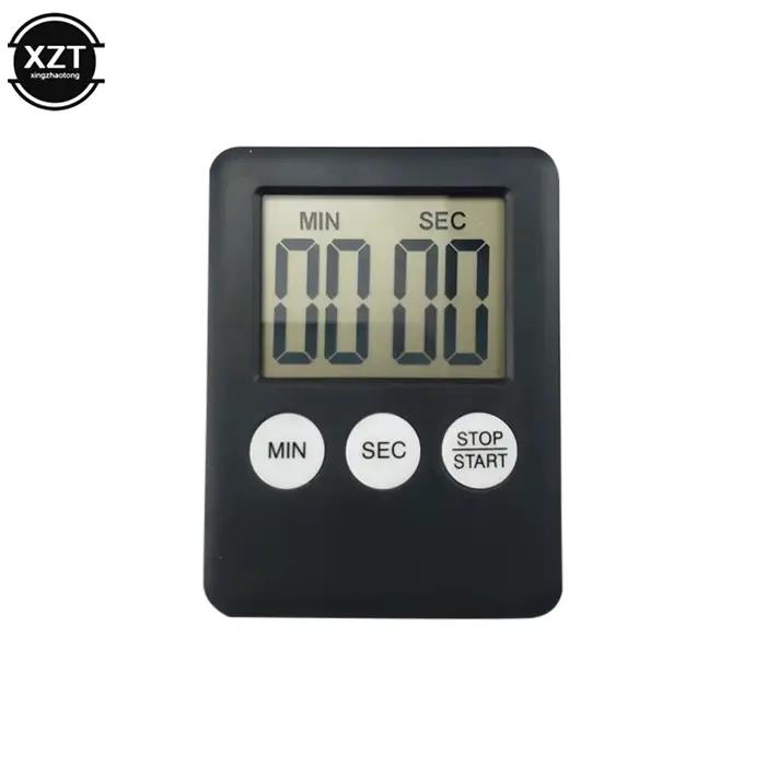 Minuterie de cuisine magnétique numérique cuisson cuisson LCD compte à rebours alarme forte compte à