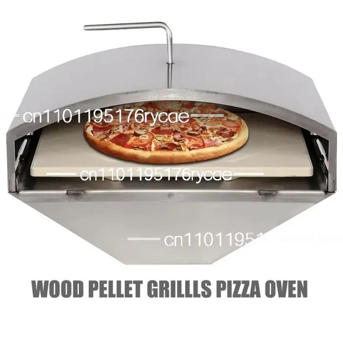 Grille à pizza en bois Hearthstone pour barbecue à granulés, effet Hot Topic