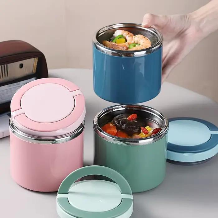 Pot thermique alimentaire de 630/1000ml, tasse à soupe isolée, conteneurs Thermos, boîte à déjeuner 