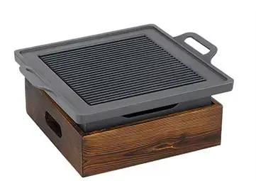 Grill de Barbecue Portable sans fumée, coréen et japonais, four à charbon de bois, poêle à alcool, o