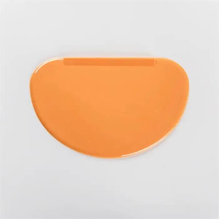 Spatule à gâteau en plastique souple, orange, flexible, grattoir à crème, coupe-poupée, cuisson de g