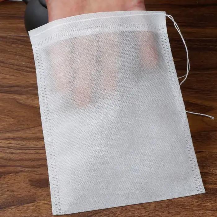 Sachets de Thé en Tissu Non Tissé avec Ficelle, Infuseur à Thé, Épices, Café, Thermoscellé, Poudres 