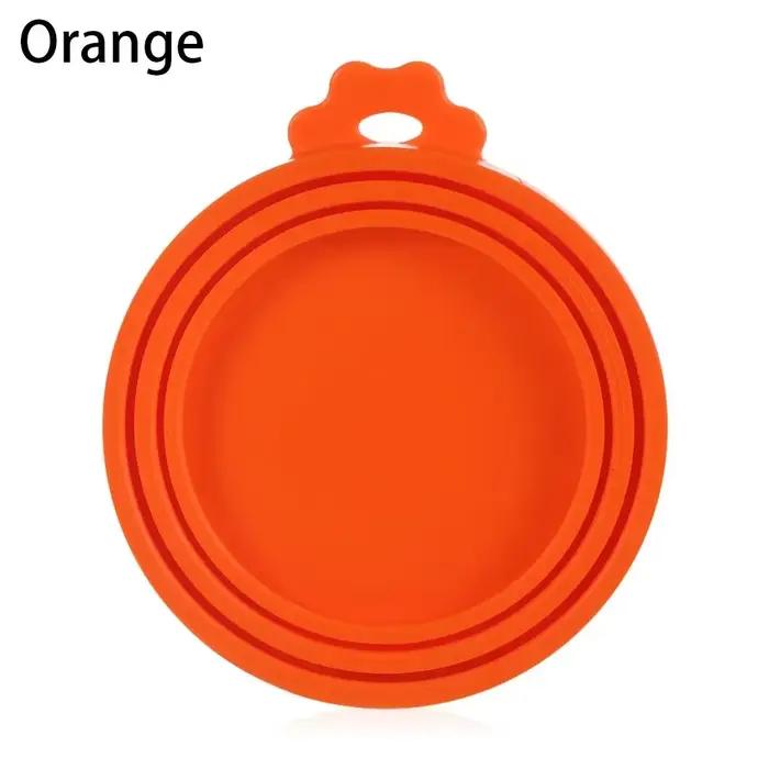 Couvercle en conserve de Silicone 3 en 1, couvercle en étain alimentaire réutilisable, garde la frai