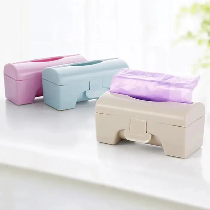 Boîte de rangement de sacs poubelles, distributeur de sacs poubelles pour cuisine salle de bains, su