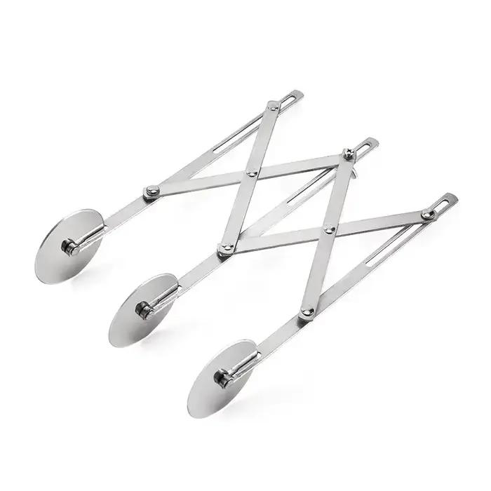 Couteau à pâtes latéral, coupe-pâte à 3/5/7 roues, lame à rouleau Flexible, éplucheur de pâtisserie 