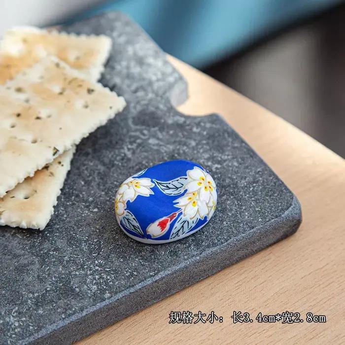 Baguettes Décoratives en Céramique de Style Japonais T1, Support de Baguettes, Cuillère, Fourchette,