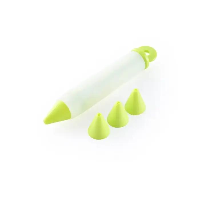 Stylo d'écriture alimentaire en silicone, outils de décoration de chocolat, tasse à crème, moule à g